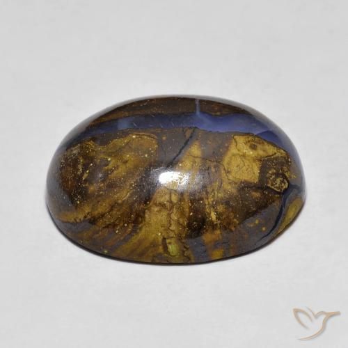 Opala de Pedra Multicolorido Natural 15.09ct, oval, Opaco