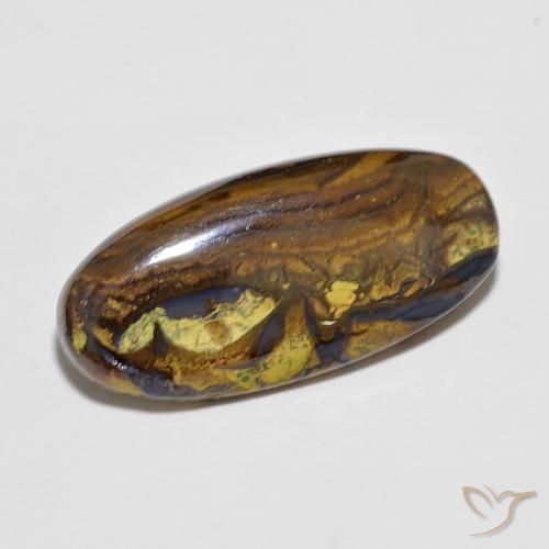 Opala de Pedra Multicolorido Natural 7.10ct, oval, Opaco