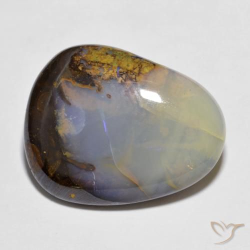 12.97ct Natural Multicolorido Opala de Pedra, Chique, Translúcido