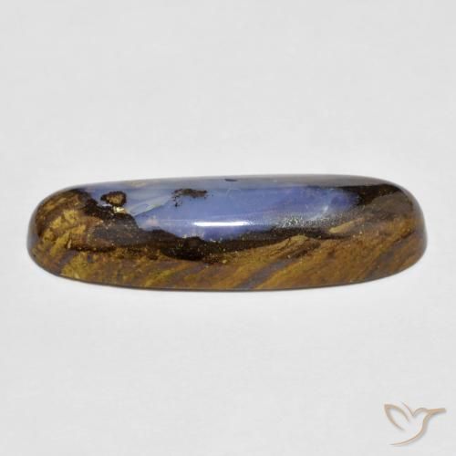 Opala de Pedra Multicolorido Natural 7.43ct, oval, Opaco