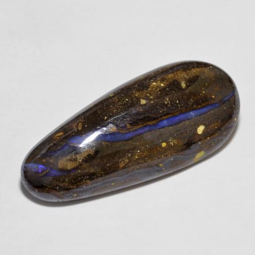 Opala boulder multicolorido natural 12,06ct, forma extravagante, opaco