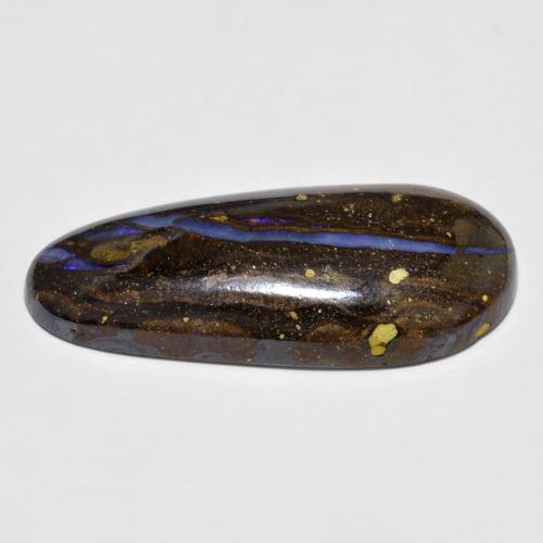 Opala boulder multicolorido natural 12,06ct, forma extravagante, opaco