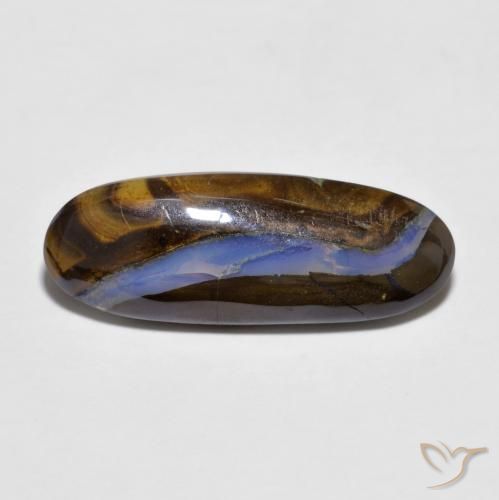 6.36ct Natural Multicolorido Opala de Pedra, oval, Transparente
