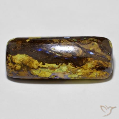 Opala de Pedra Multicolorido Natural 16.30ct, Almofada, Opaco