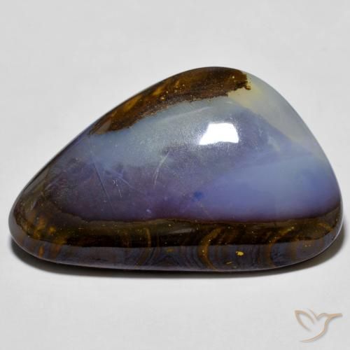 Opala de Pedra Multicolorido Natural 25.02ct, Chique, Opaco