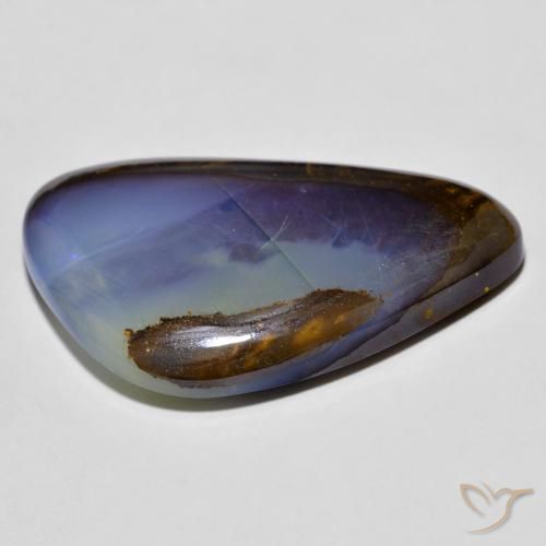 Opala de Pedra Multicolorido Natural 25.02ct, Chique, Opaco