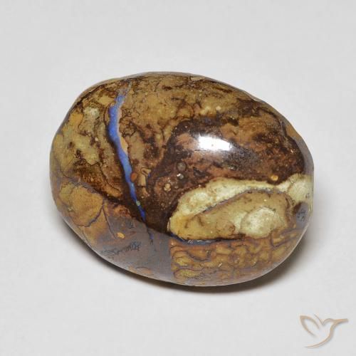 Opala de Pedra Multicolorido Natural 12.53ct, oval, Opaco