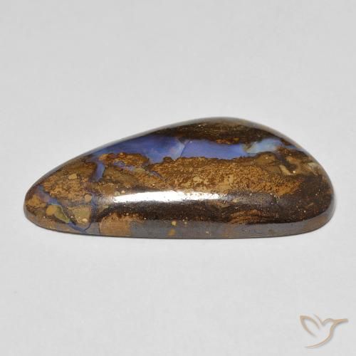 Opala de Pedra Multicolorido Natural 16.25ct, Chique, Opaco