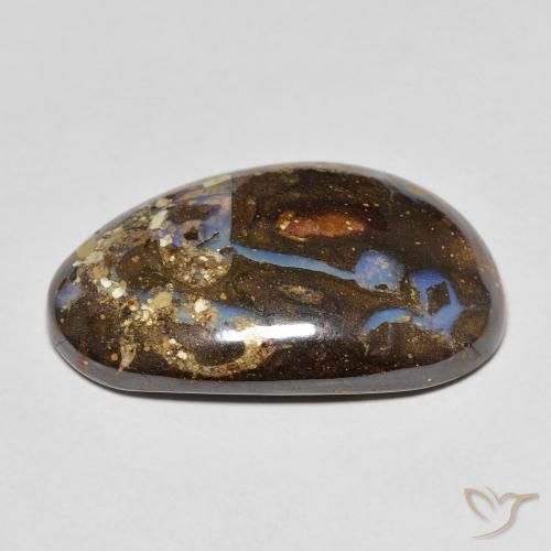 Opala de Pedra Multicolorido Natural 23.38ct, Chique, Opaco