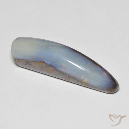 Opala de Pedra Multicolorido Natural 8.27ct, Chique, Opaco