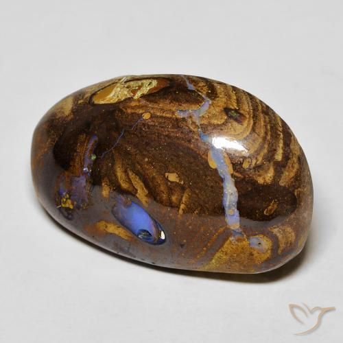 Opala de Pedra Multicolorido Natural 21.16ct, Chique, Opaco