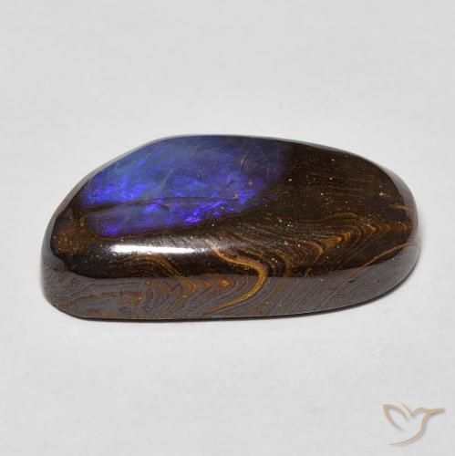 Opala de Pedra Multicolorido Natural 10.26ct, Chique, Opaco