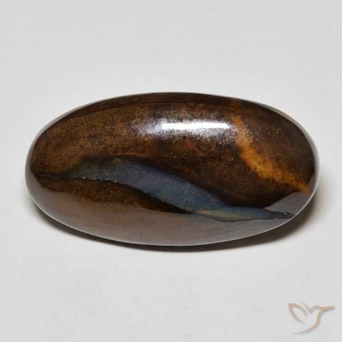 12.95ct Natural Multicolorido Opala de Pedra, oval, Opaco