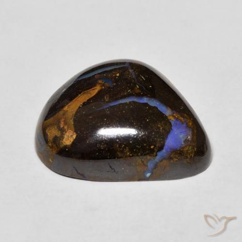 Opala de Pedra Multicolorido Natural 14.15ct, Chique, Opaco
