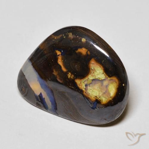 Opala de Pedra Multicolorido Natural 11.42ct, Chique, Transparente