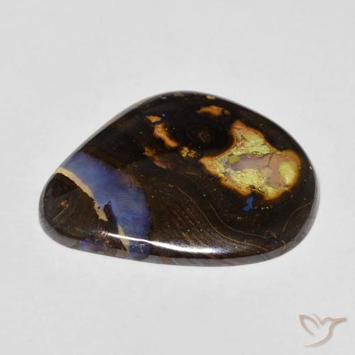 Opala de Pedra Multicolorido Natural 11.42ct, Chique, Transparente
