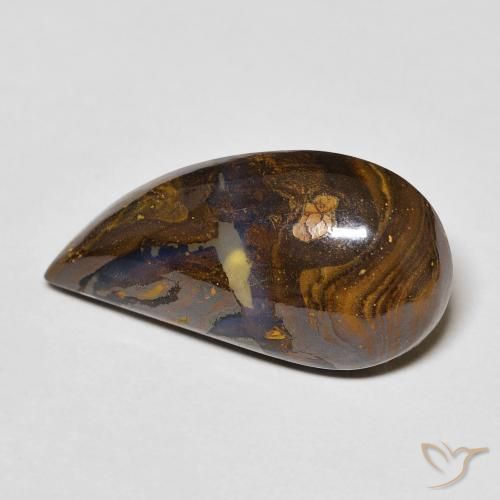 Opala de Pedra Multicolorido Natural 11.00ct, Chique, Opaco