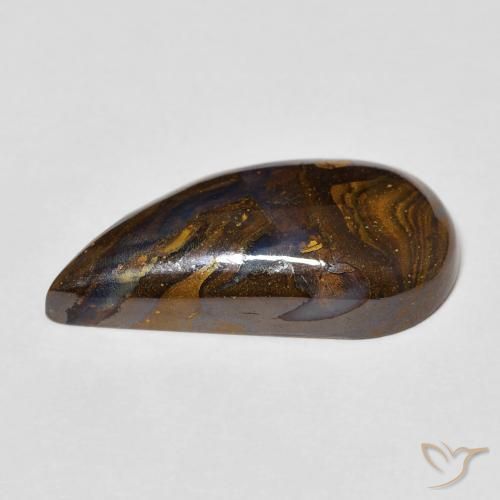 Opala de Pedra Multicolorido Natural 11.00ct, Chique, Opaco