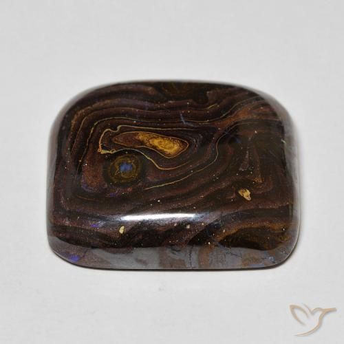 Opala de Pedra Multicolorido Natural 42.66ct, Almofada, Opaco
