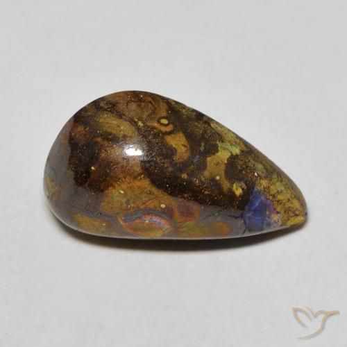 6.16ct Natural Multicolorido Opala de Pedra, Chique, Opaco
