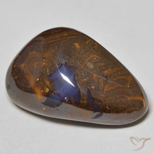 Opala de Pedra Multicolorido Natural 25.69ct, Chique, Opaco