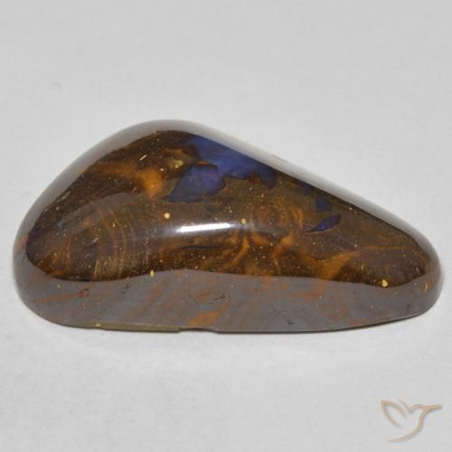 Opala de Pedra Multicolorido Natural 25.69ct, Chique, Opaco