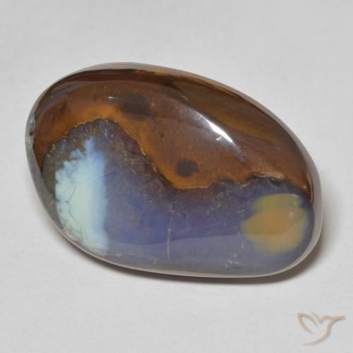 Opala de Pedra Multicolorido Natural 18.42ct, Chique, Opaco