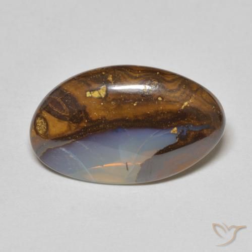 5.77ct Natural Multicolorido Opala de Pedra, Chique, Translúcido