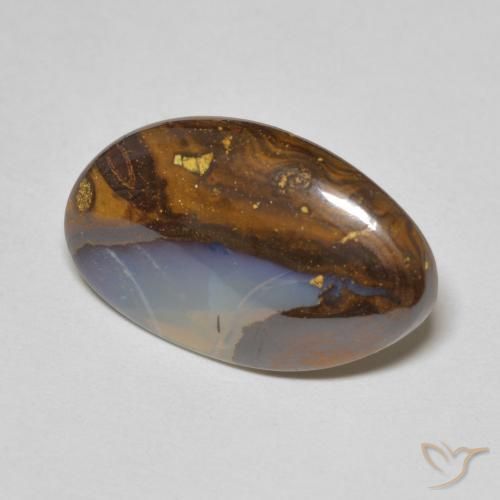 Opala de Pedra Multicolorido Natural 5.77ct, Chique, Translúcido