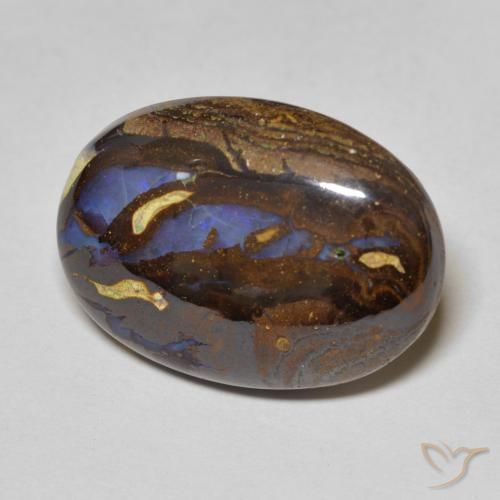 Opala de Pedra Multicolorido Natural 13.59ct, oval, Opaco