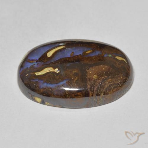 Opala de Pedra Multicolorido Natural 13.59ct, oval, Opaco