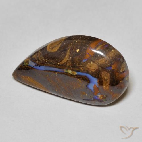 Opala de Pedra Multicolorido Natural 8.10ct, Chique, Opaco