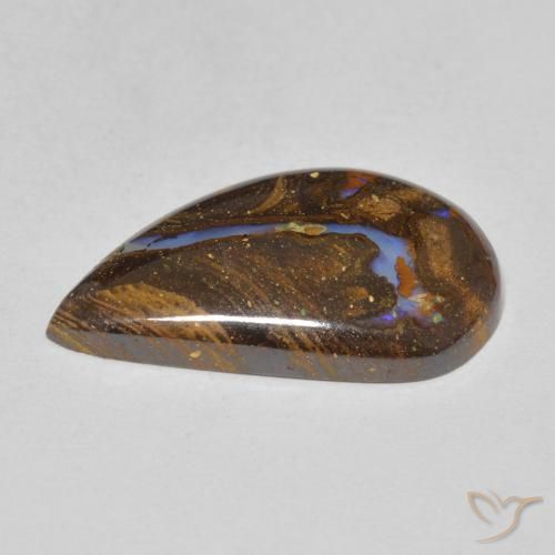 Opala de Pedra Multicolorido Natural 8.10ct, Chique, Opaco