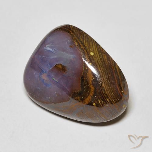 Opala de Pedra Multicolorido Natural 11.24ct, Chique, Opaco