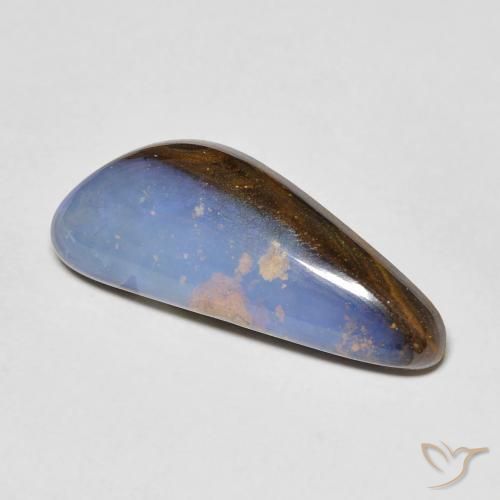 Opala de Pedra Multicolorido Natural 9.45ct, Chique, Opaco