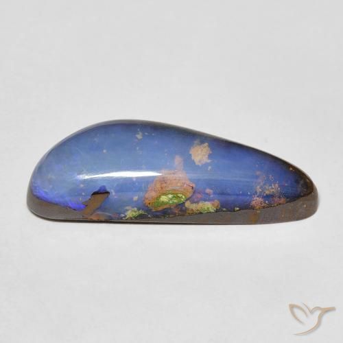 Opala de Pedra Multicolorido Natural 9.45ct, Chique, Opaco