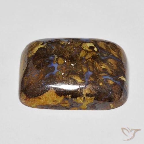 Opala de Pedra Multicolorido Natural 20.10ct, Almofada, Opaco