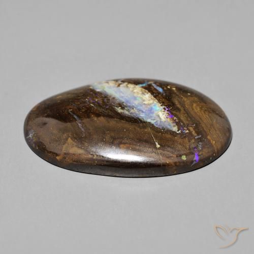 Opala de Pedra Multicolorido Natural 40.81ct, oval, Opaco