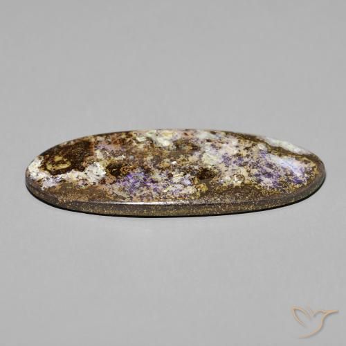 Opala de Pedra Multicolorido Natural 24.71ct, oval, Opaco
