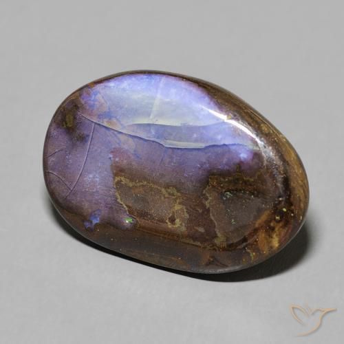 Opala de Pedra Multicolorido Natural 10.02ct, oval, Opaco