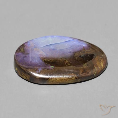 Opala de Pedra Multicolorido Natural 10.02ct, oval, Opaco