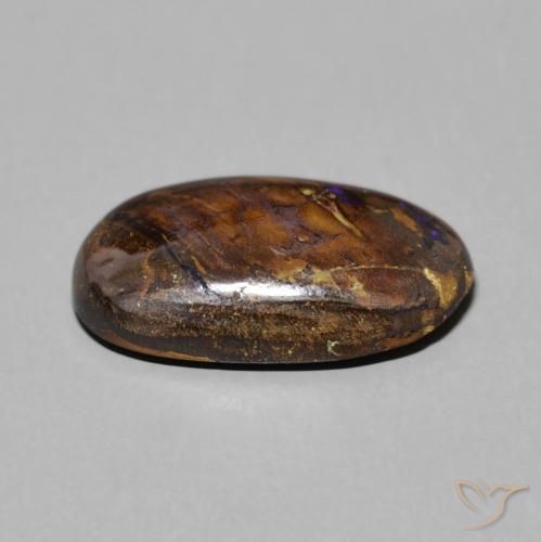 Opala de Pedra Multicolorido Natural 6.08ct, oval, Opaco