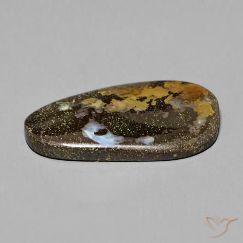 Opala de Pedra Multicolorido Natural 17.99ct, Chique, Opaco