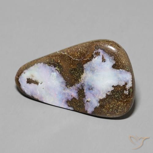 Opala de Pedra Multicolorido Natural 12.00ct, Chique, Opaco