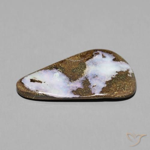 Opala de Pedra Multicolorido Natural 12.00ct, Chique, Opaco