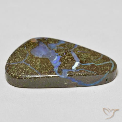 Opala de Pedra Multicolorido Natural 22.81ct, Chique, Opaco