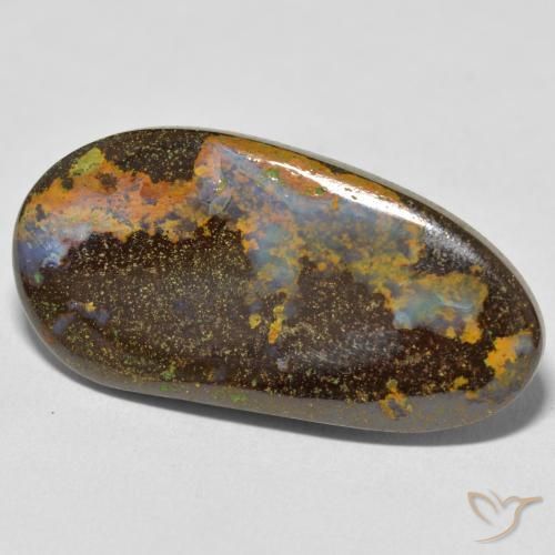 Opala de Pedra Multicolorido Natural 16.59ct, Chique, Opaco
