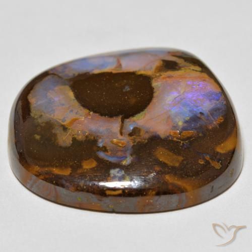 Opala de Pedra Multicolorido Natural 63.70ct, Chique, Opaco