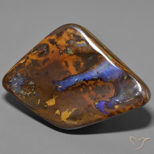 Opala de Pedra Multicolorido Natural 75.33ct, Chique, Opaco