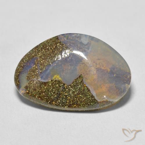 7.00ct Natural Multicolorido Opala de Pedra, Chique, Opaco